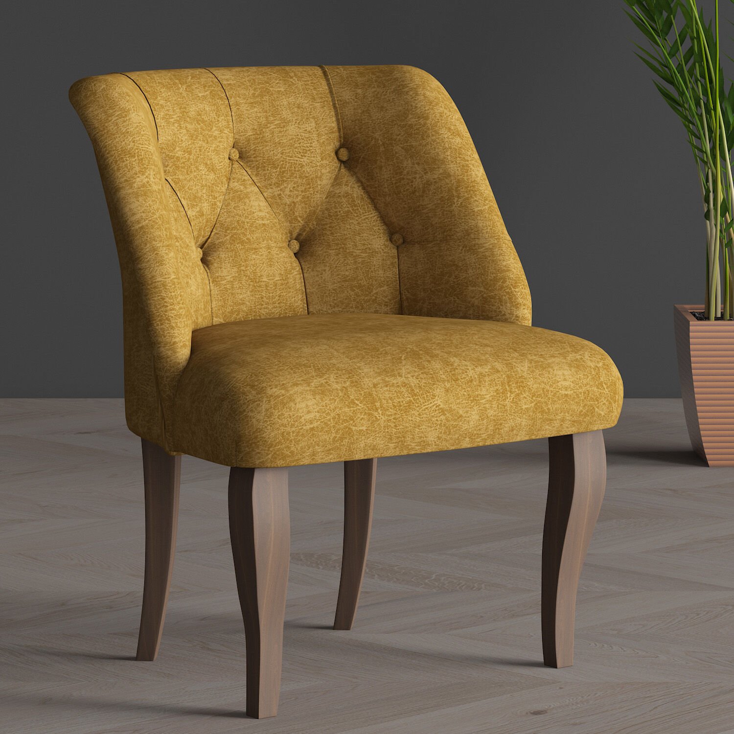 Single Balcony Office and Cafe Bergere MUSTARD